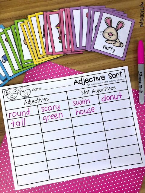 Sorting Adjectives