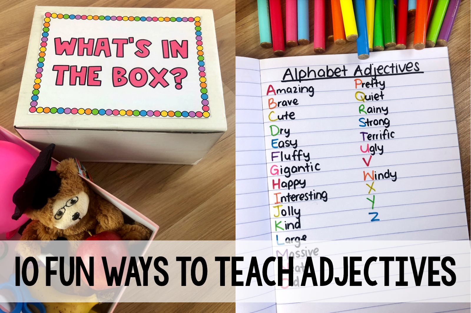 10 Fun Ways to Teach Adjectives
